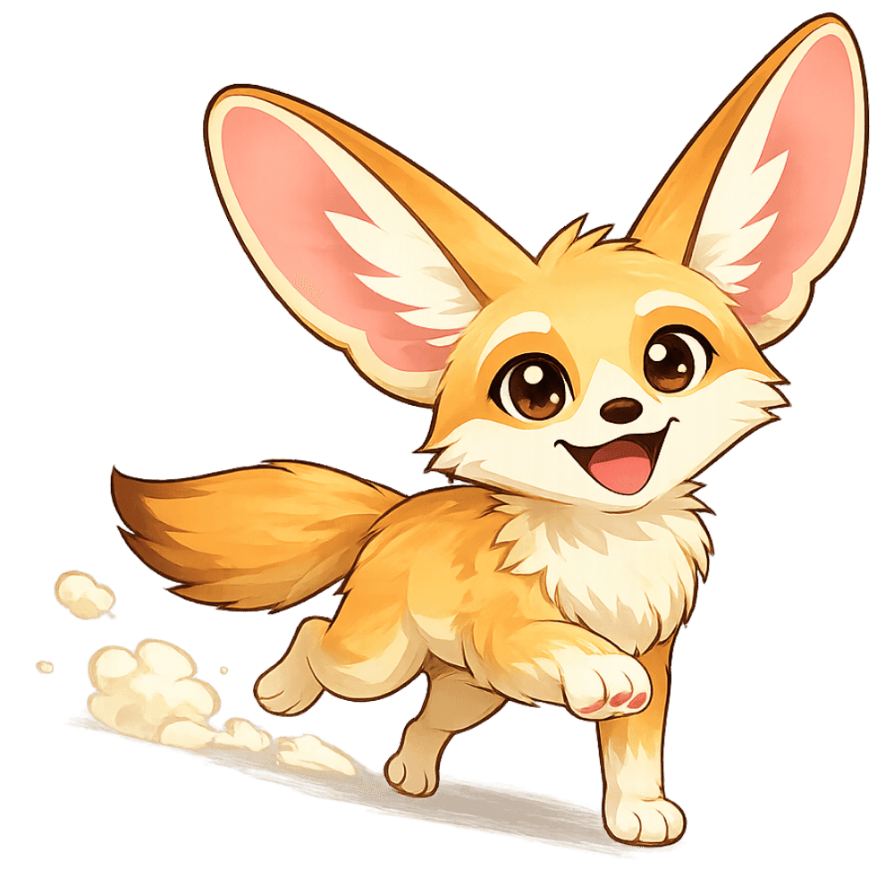 Fennec running